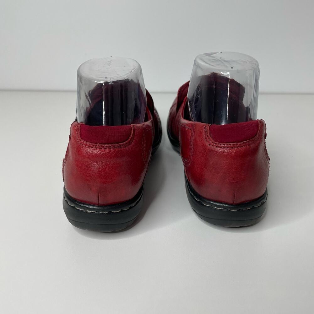 Cobb Hill New Balance Loafers Paulette Leather Slip On Women's Red 7 M Comfort - Picture 8 of 11